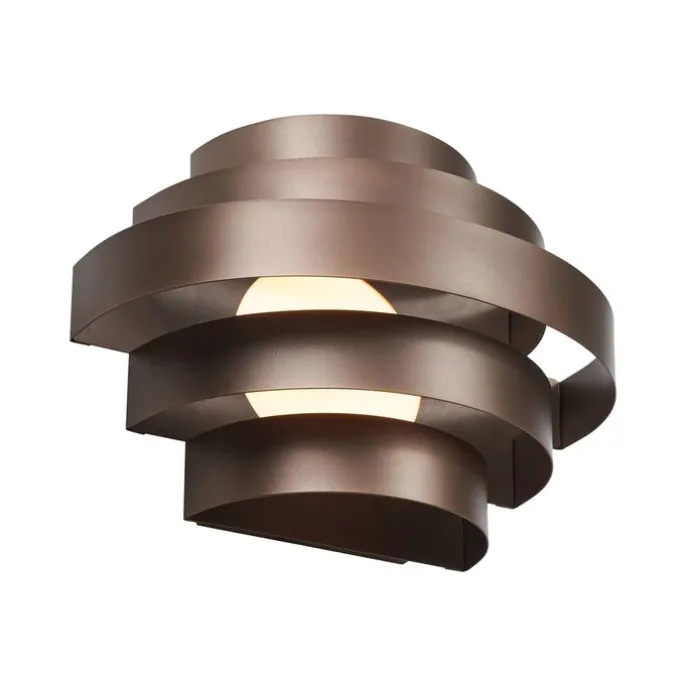 Moderne Wandleuchte Bronze inkl. LED 3-Stufen-Dimmbar - Lines