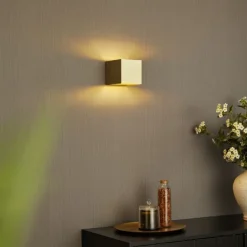 Moderne Wandleuchte Gold inkl. LED und Touch-Dimmer Wiederaufladbar - Joris