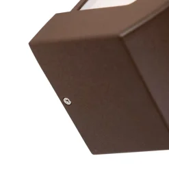 Moderne Wandleuchte rostbraun IP44 - Hurricane 1