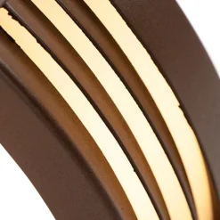 Moderne Wandleuchte rostbraun IP44 - Hurricane 1