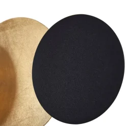 Moderne Wandleuchte Schwarz mit Gold inkl. LED 3-Stufen-Dimmbar 5-Licht - Sunrise 3