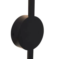 Moderne Wandleuchte schwarz 100cm inkl. LED - Clockwise