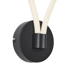 Moderne Wandleuchte schwarz inkl. LED 3-Stufen-Dimmbar - Keri