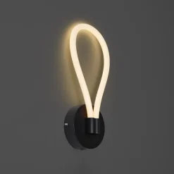 Moderne Wandleuchte schwarz inkl. LED 3-Stufen-Dimmbar - Keri