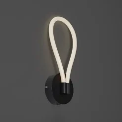 Moderne Wandleuchte schwarz inkl. LED 3-Stufen-Dimmbar - Keri