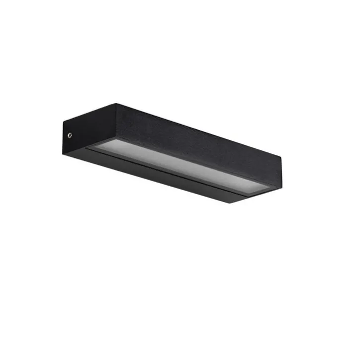 Moderne Wandleuchte schwarz inkl. LED IP65 - Hannah