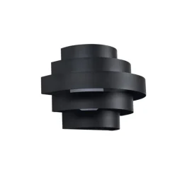 Moderne Wandleuchte schwarz inkl. LED 3-Stufen-Dimmbar - Lines