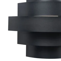 Moderne Wandleuchte schwarz inkl. LED 3-Stufen-Dimmbar - Lines