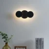 Moderne Wandleuchte Schwarz inkl. LED 3-Stufen Dimmbar 3-Lichter - Sunrise