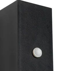 Moderne Wandleuchte schwarz IP44 mit Bewegungsmelder - Baleno II