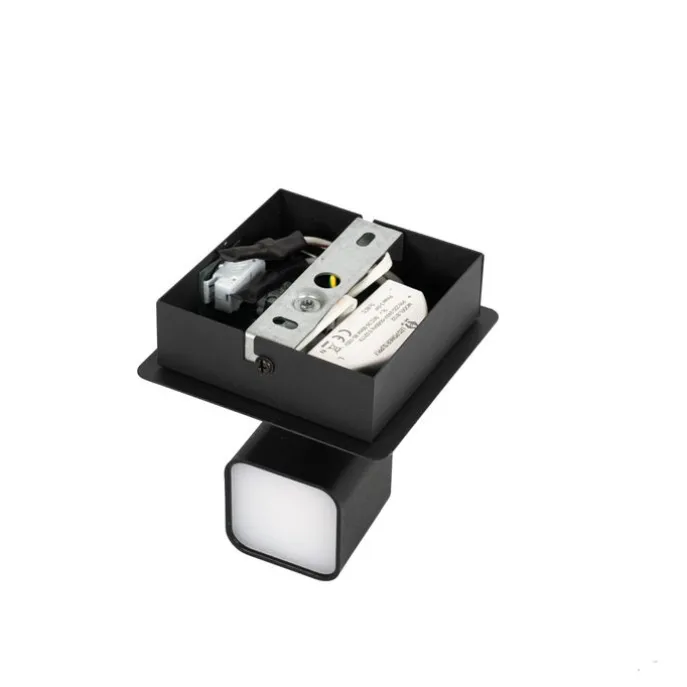 Moderne Wandleuchte schwarz inkl. LED mit Schalter - Nola