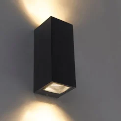 Moderne Wandleuchte schwarz GU10 AR70 IP54 - Baleno II