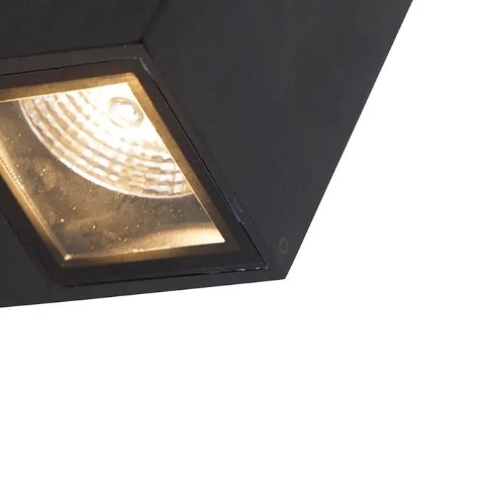 Moderne Wandleuchte schwarz GU10 AR70 IP54 - Baleno II