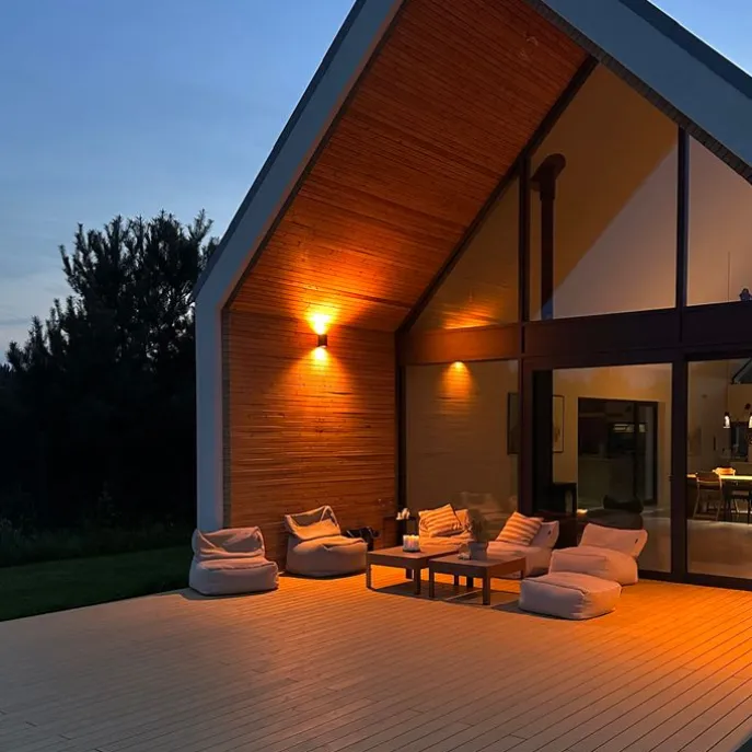 Moderne Wandleuchte schwarz IP44 - Baleno II