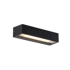 Moderne Wandleuchte schwarz inkl. LED IP65 - Steph