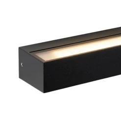 Moderne Wandleuchte schwarz inkl. LED IP65 - Steph