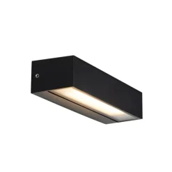 Moderne Wandleuchte schwarz inkl. LED IP65 - Steph