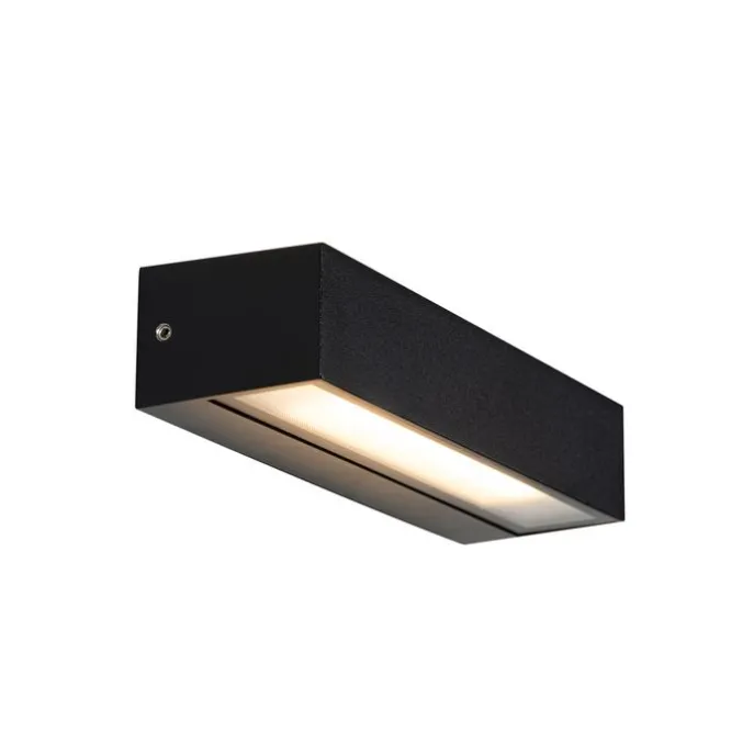 Moderne Wandleuchte schwarz inkl. LED IP65 - Steph