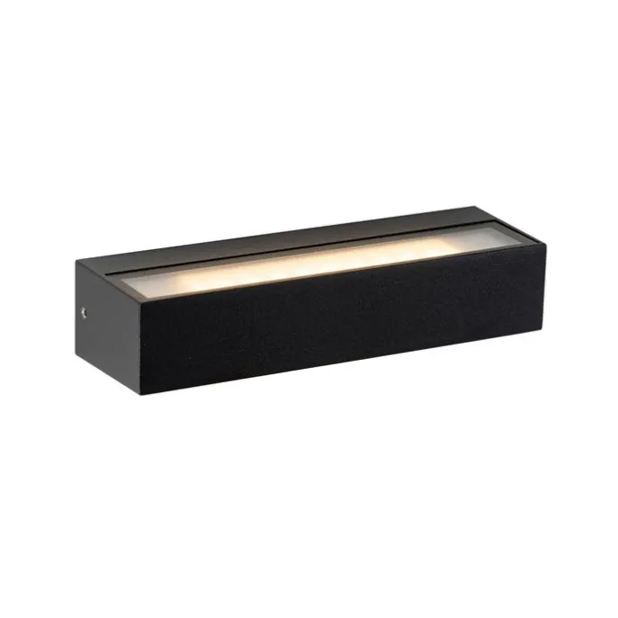 Moderne Wandleuchte schwarz inkl. LED IP65 - Steph