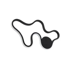 Moderne Wandleuchte schwarz inkl. LED - Plomp