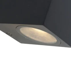 Moderne Wandleuchte schwarz GU10 50mm IP44 - Baleno