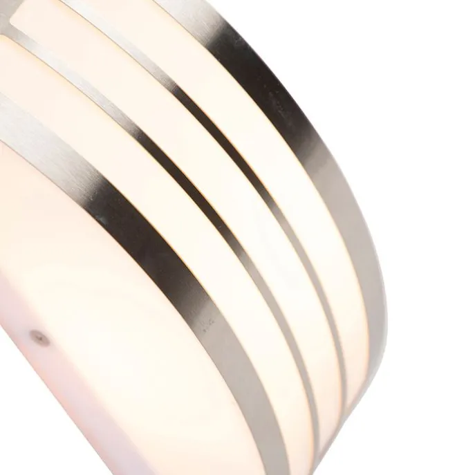 Moderne Wandleuchte Stahl Edelstahl IP44 - Sapphire Deluxe