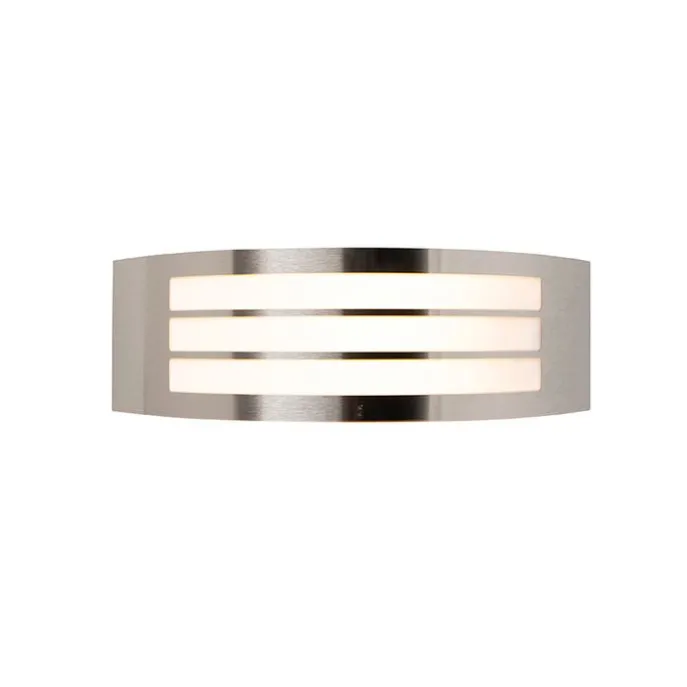 Moderne Wandleuchte Stahl Edelstahl IP44 - Sapphire Deluxe