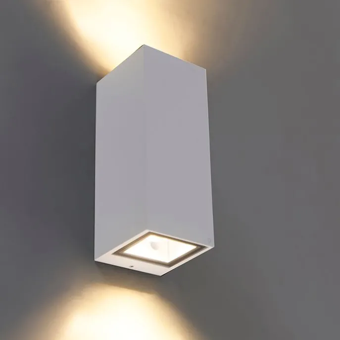 Moderne Wandleuchte weiß GU10 AR70 IP54 - Baleno II