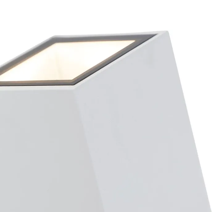 Moderne Wandleuchte weiß GU10 AR70 IP54 - Baleno II