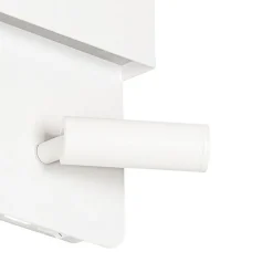 Moderne Wandleuchte weiß inkl. LED mit USB und Leselampe - Robin