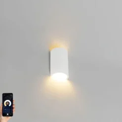 Moderne Wandleuchte weiß inklusive Wifi G9 - Colja Novo