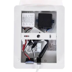 Moderne Wandleuchte weiß mit USB-C und induktivem Ladegerät - Comfort