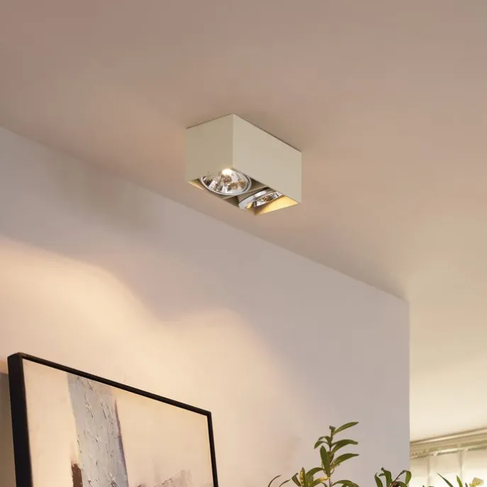 Moderne Wandstrahler Beige G9 verstellbar 2-flammig - Box