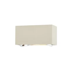 Moderne Wandstrahler Beige G9 verstellbar 2-flammig - Box