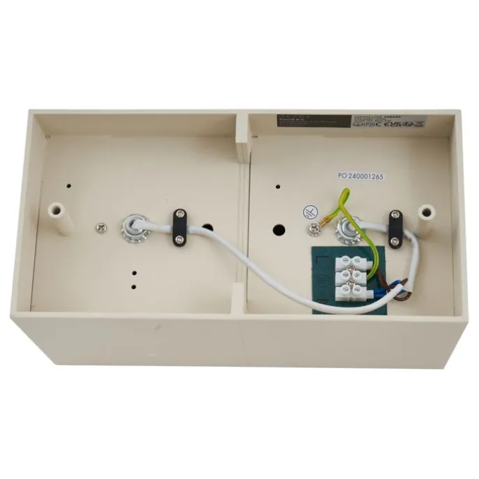 Moderne Wandstrahler Beige G9 verstellbar 2-flammig - Box