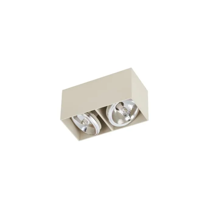 Moderne Wandstrahler Beige G9 verstellbar 2-flammig - Box