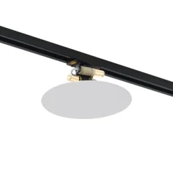 Moderne weiße Deckenleuchte für Schienensystem 1-phasig 2-flammig - Iconic Pulley