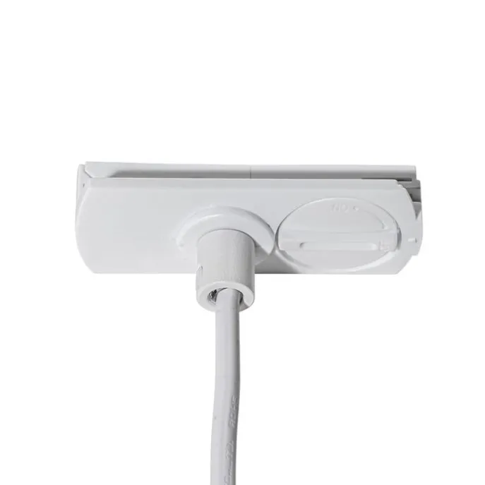 Moderne weiße Hängelampe für 1-phasiges Schienensystem - Iconic Frini