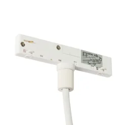 Moderne weiße Hängelampe für 1-phasiges Schienensystem - Slimline Keno