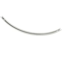 Moderne weiße Schiene 90° gebogen 1-phasig - Iconic