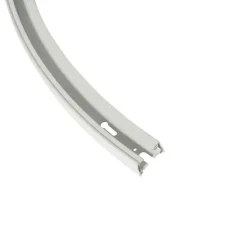 Moderne weiße Schiene 90° gebogen 1-phasig - Iconic