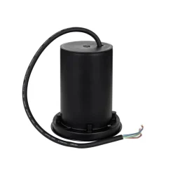 Moderner Außen-Bodenstrahler schwarz 35 mm verstellbar IP65 - Delux