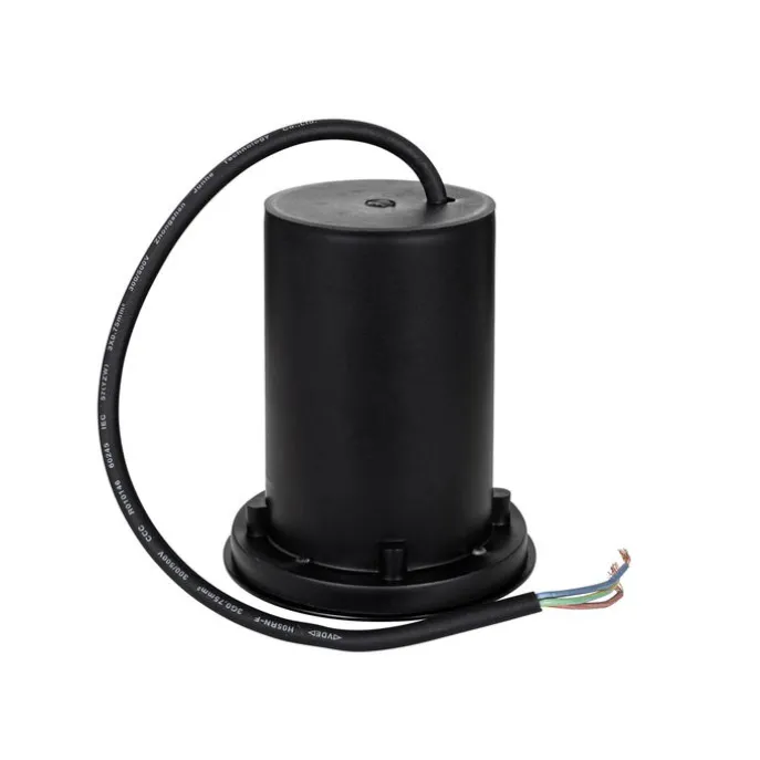 Moderner Außen-Bodenstrahler schwarz 35 mm verstellbar IP65 - Delux