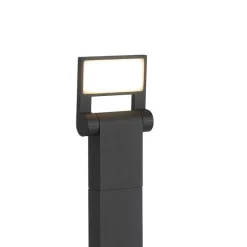 Moderner Außenmast grau inkl. LED IP54 - Zane