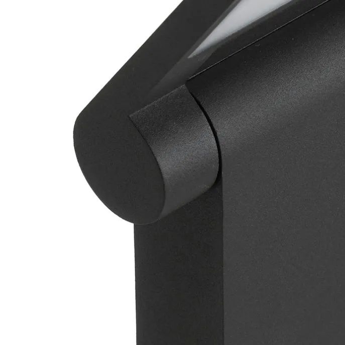 Moderner Außenmast grau inkl. LED IP54 - Zane