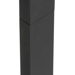 Moderner Außenmast grau inkl. LED IP54 - Zane