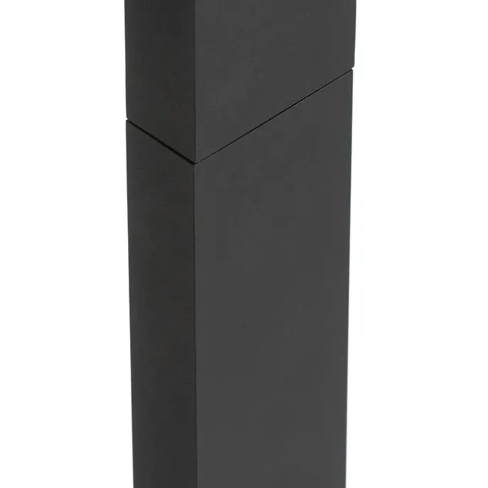 Moderner Außenmast grau inkl. LED IP54 - Zane