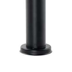 Moderner Außenpfosten schwarz 50 cm - Elly