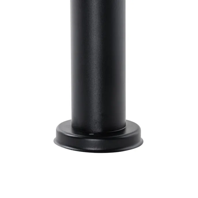 Moderner Außenpfosten schwarz 50 cm - Elly
