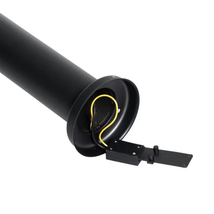 Moderner Außenpfosten schwarz 100 cm - Elly